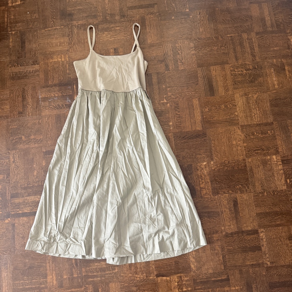 Old Navy - Olive Green Midi Dress